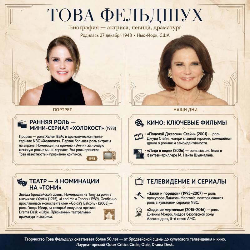 Биография Това Фельдшух: главные роли и путь в кино