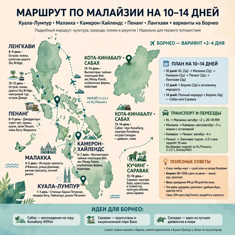 Что посмотреть в Малайзии: маршрут от Куала-Лумпура до Лангкави