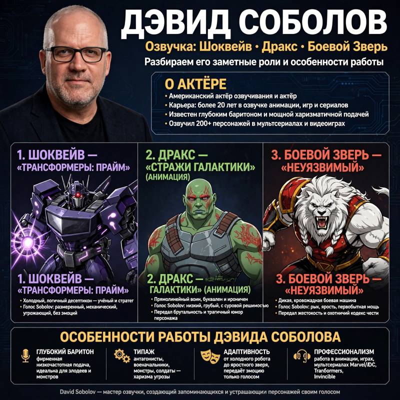 Дэвид Соболев в кино: заметные роли и достижения