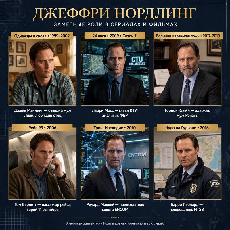 Джеффри Нордлинг в кино: заметные роли и достижения