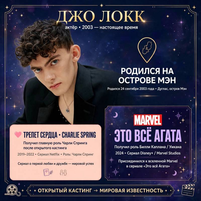 Джо Локк: биография, личная жизнь и путь от открытого кастинга до Marvel