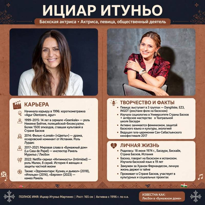 Ициар Итуньо: биография, путь к «Бумажному дому» и личная жизнь