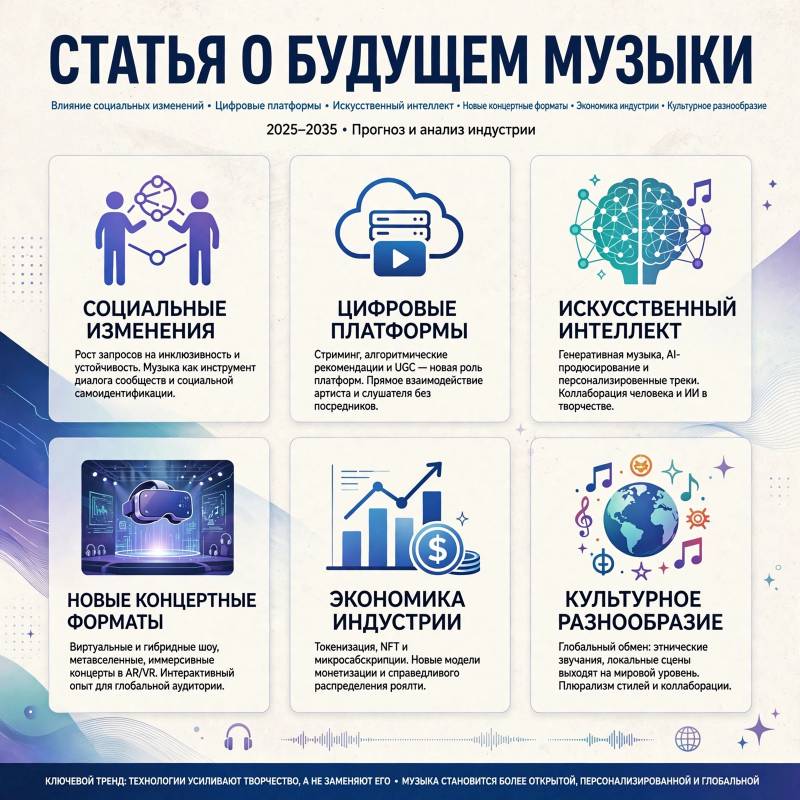 Искусственный интеллект и тренды музыки в будущем 