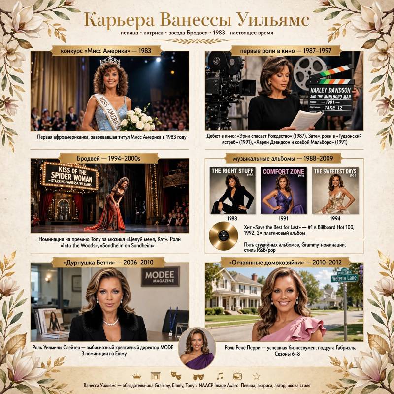 Карьера Ванессы Уильямс: от первых ролей до известных проектов