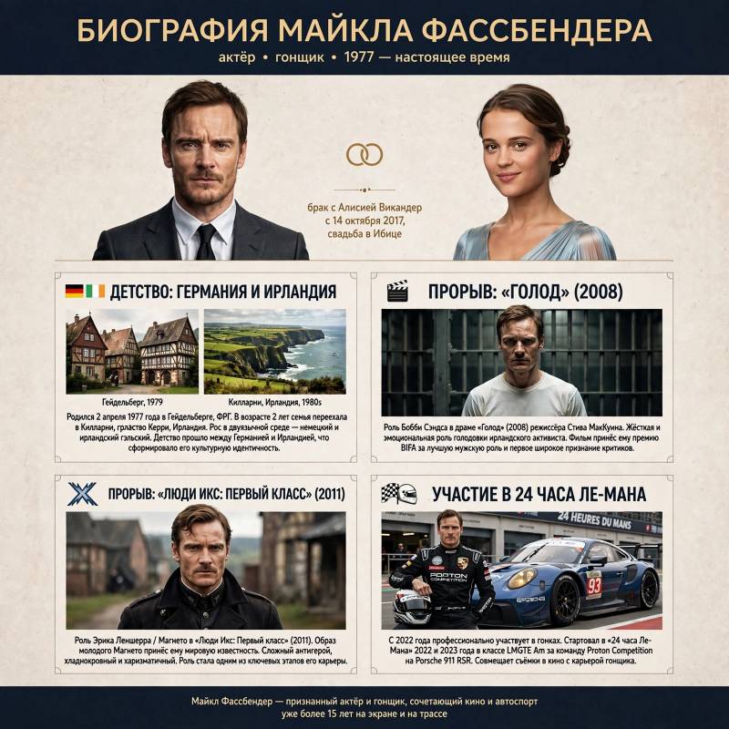 Майкл Фассбендер: биография, личная жизнь и путь к славе