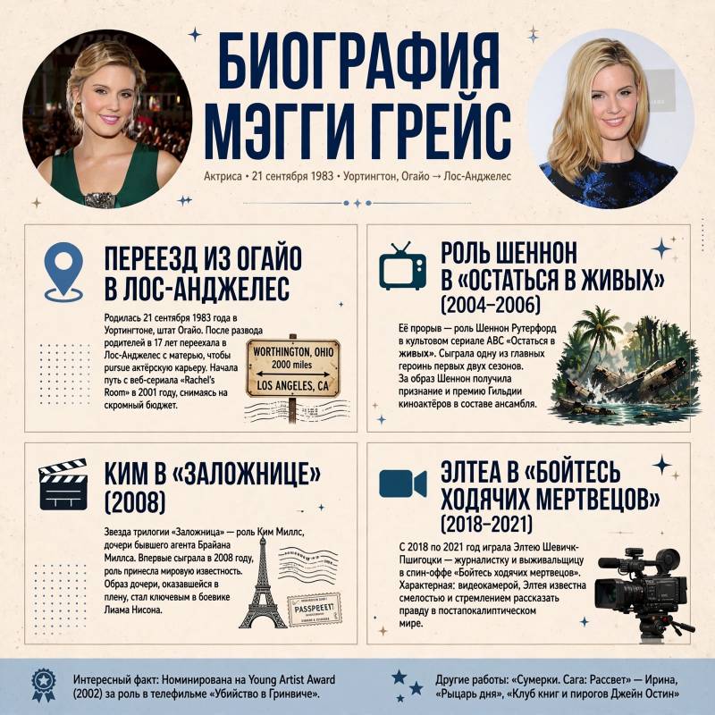 Мэгги Грейс: путь от «Остаться в живых» до «Заложницы»