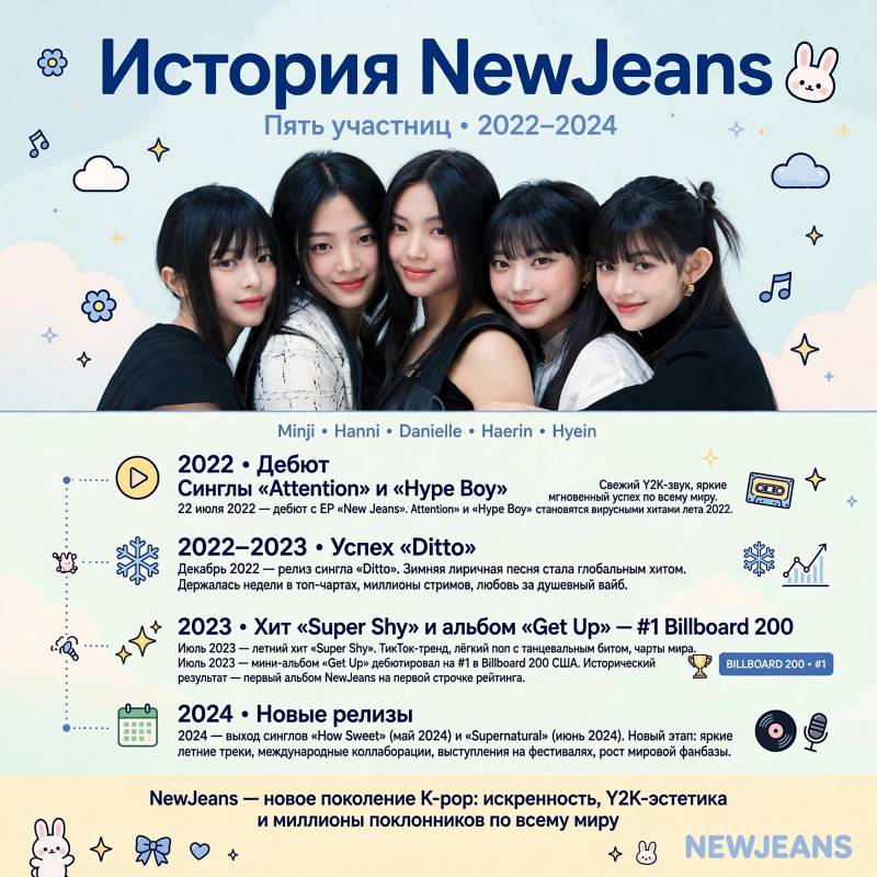 NewJeans: история группы, главные песни и достижения