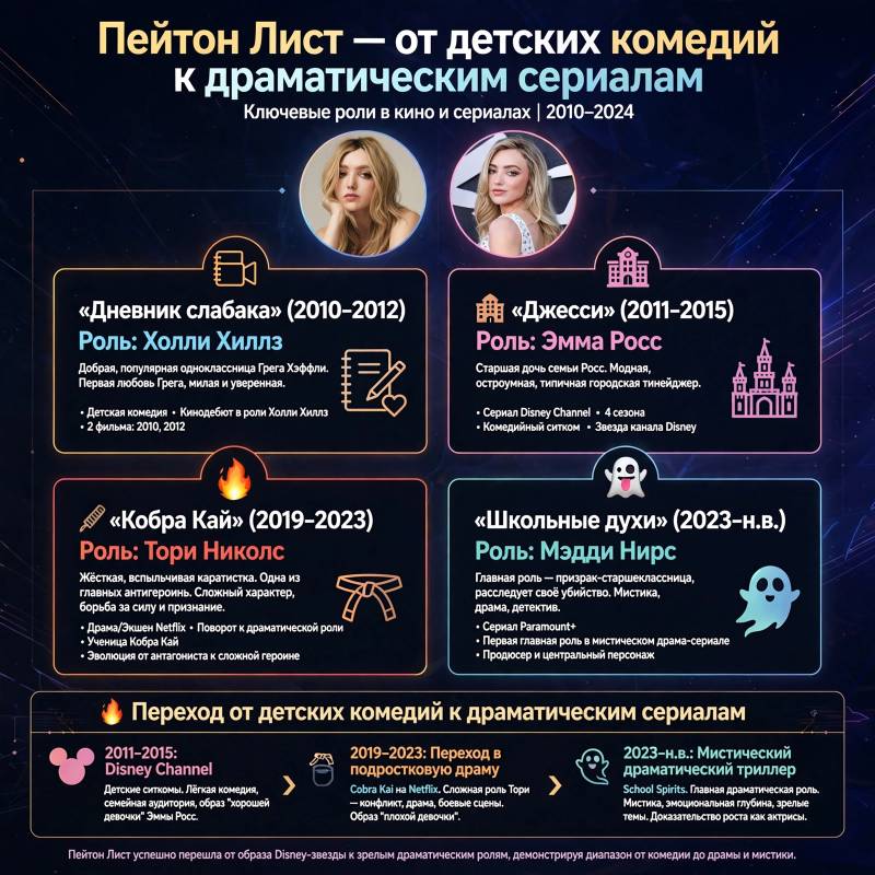 Пейтон Лист в кино: заметные роли и достижения