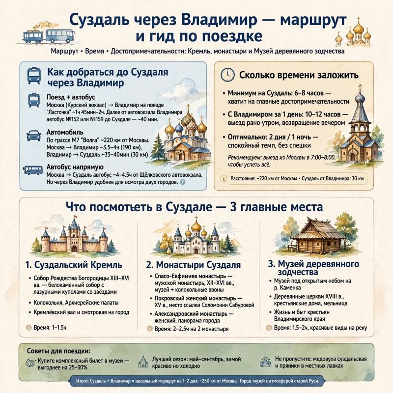 Путеводитель по Суздалю: как спланировать поездку и что увидеть