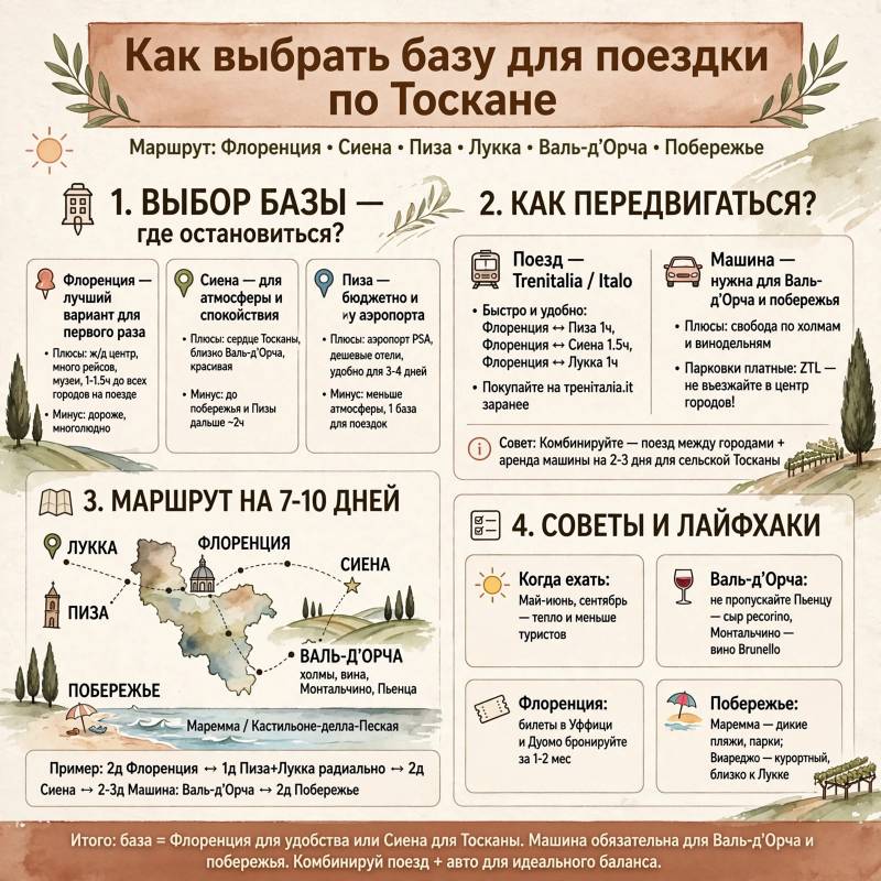 Путеводитель по Тоскане: как спланировать поездку и что увидеть