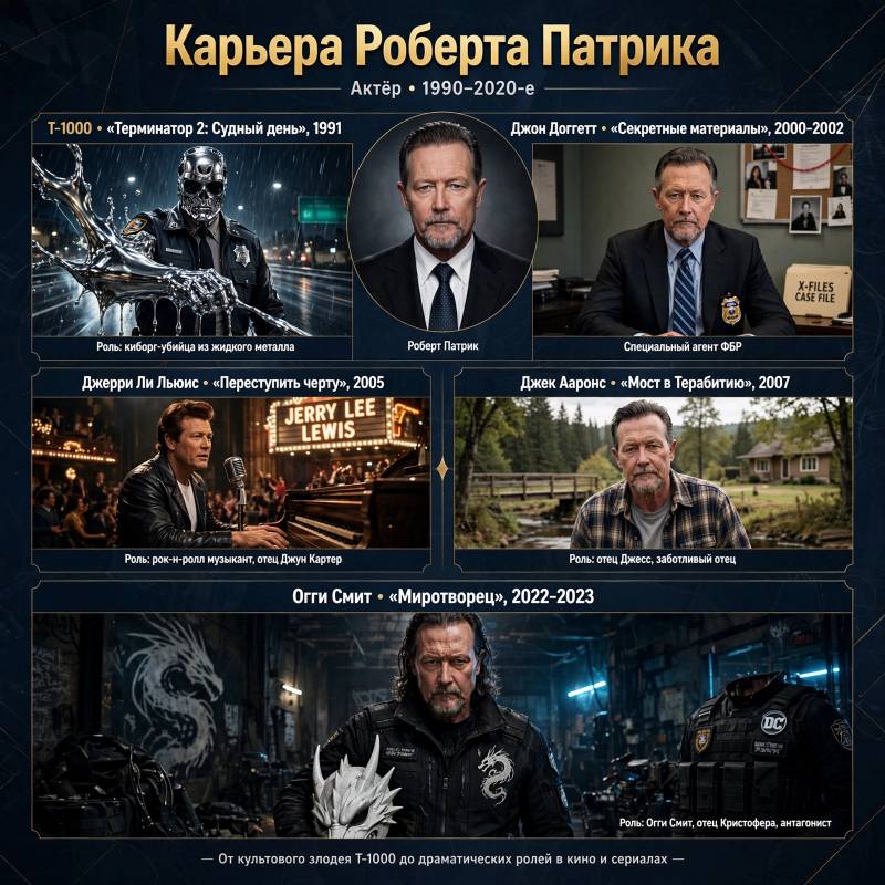 Роберт Патрик в кино: от Т-1000 до «Секретных материалов»
