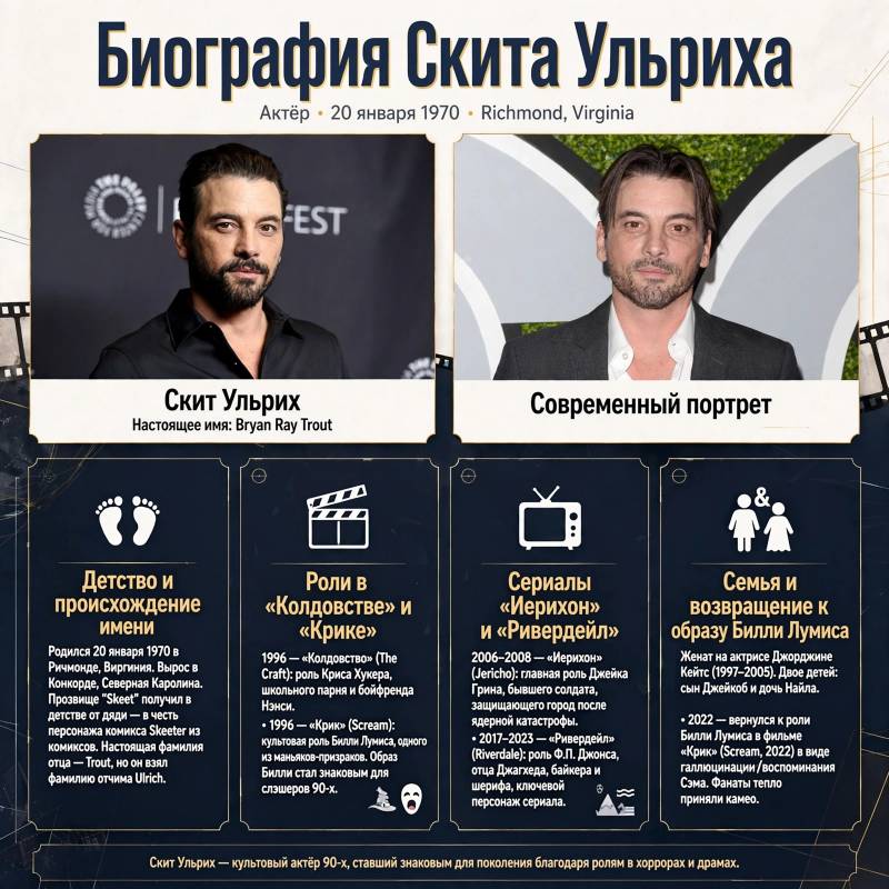 Скит Ульрих: биография актера, путь к славе и история его имени
