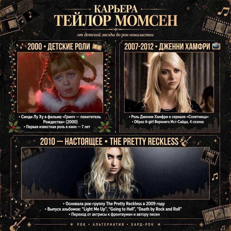 Тейлор Момсен: от детских ролей и «Сплетницы» к The Pretty Reckless